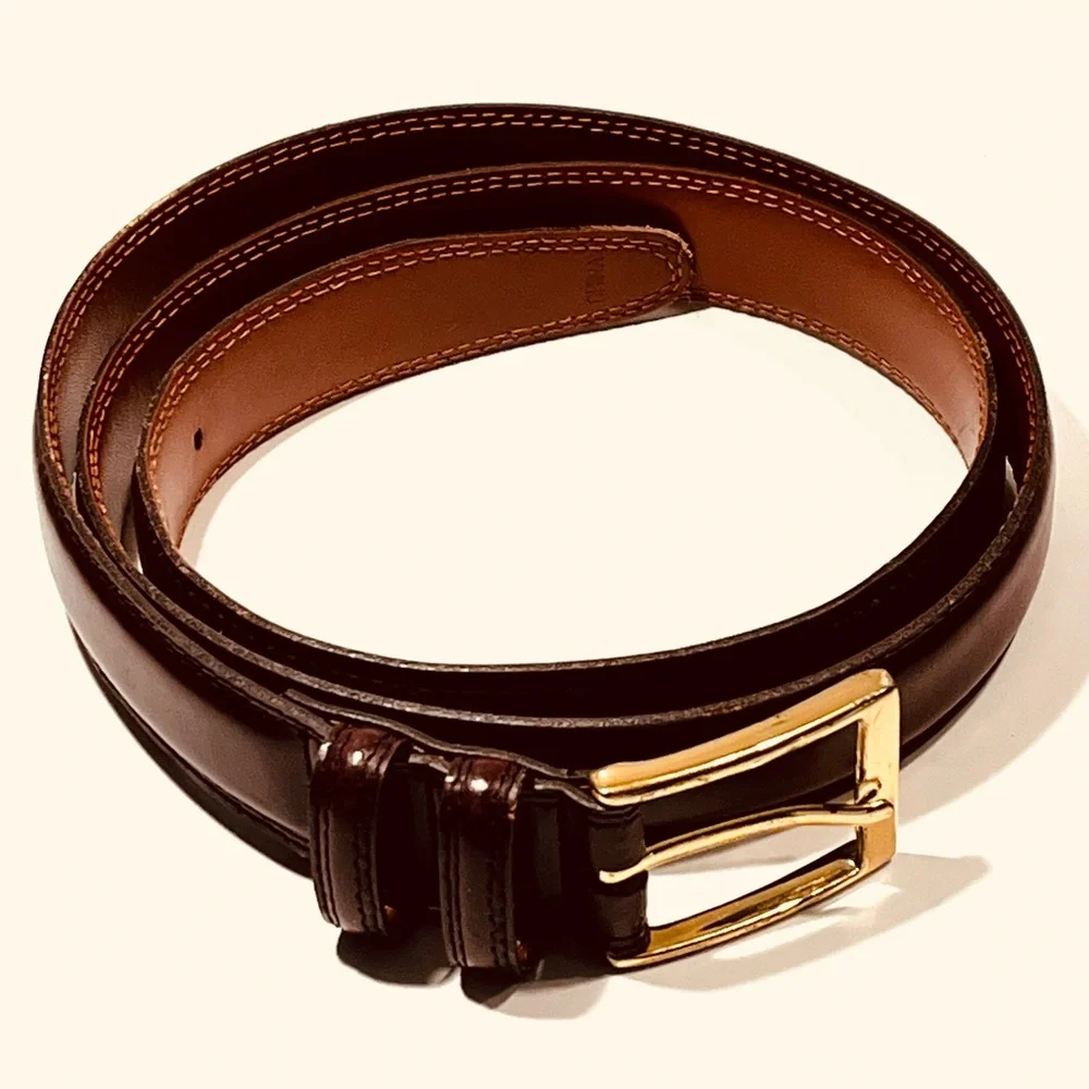 Antigua Dress Belt - Cognac - Picture 5 of 5